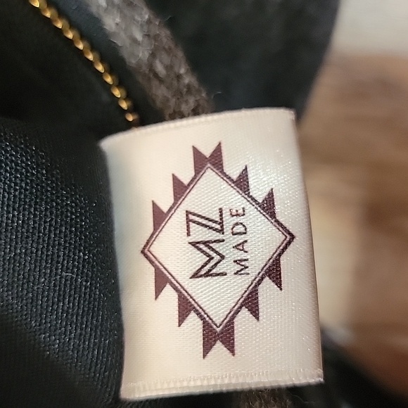 Woven Wool & Leather Shoulder Bag - Picture 10 of 15